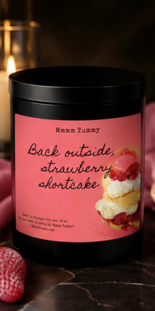 Back outside, Strawberry Shortcake